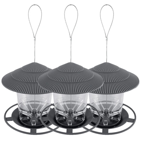 3PCS/ 2PCS/1PCS Bird Feeder | Hanging Squirrel-Proof Feeder | Large Capacity Outdoor Bird Feeder | Garden Decoration | Easy Fill & Clean