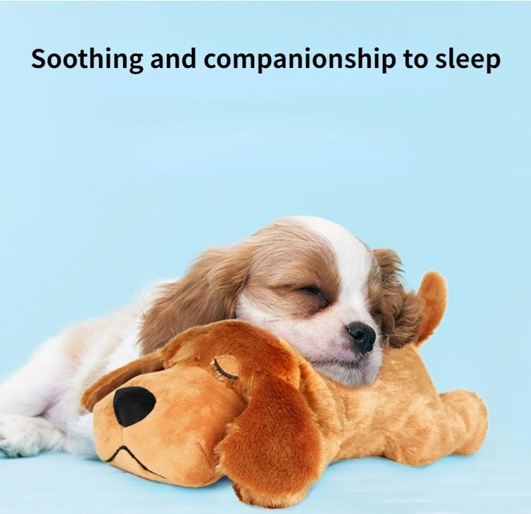 Heartbeat Snuggle Toy for Dogs – Comfort Plush for Anxiety Relief