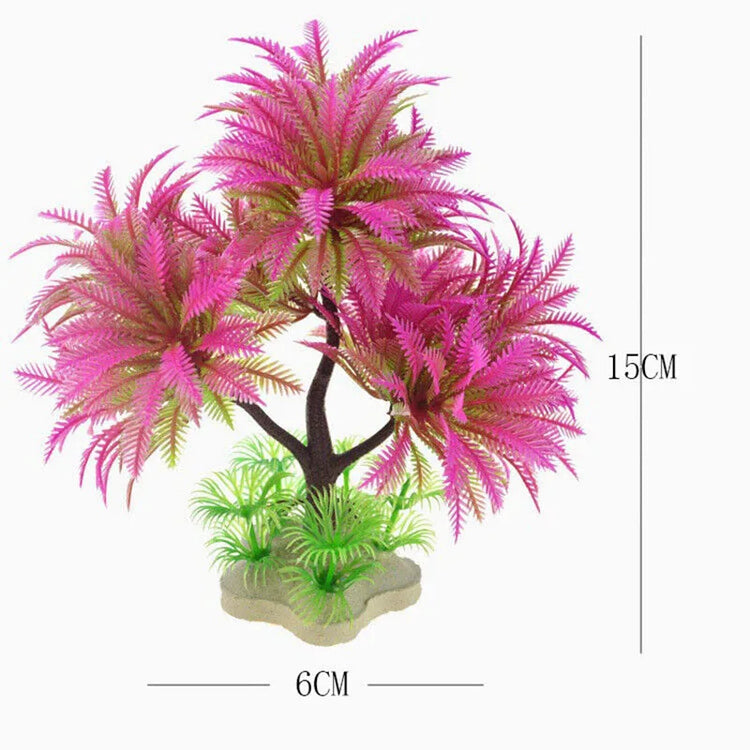 Realistic Plastic Aquarium Plant – Simulation Water Plants Decoration for Fish Tanks