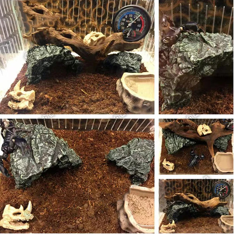 Resin Aquarium Decoration – Fish Tank Ornament Terrarium Turtle Shelter Cave