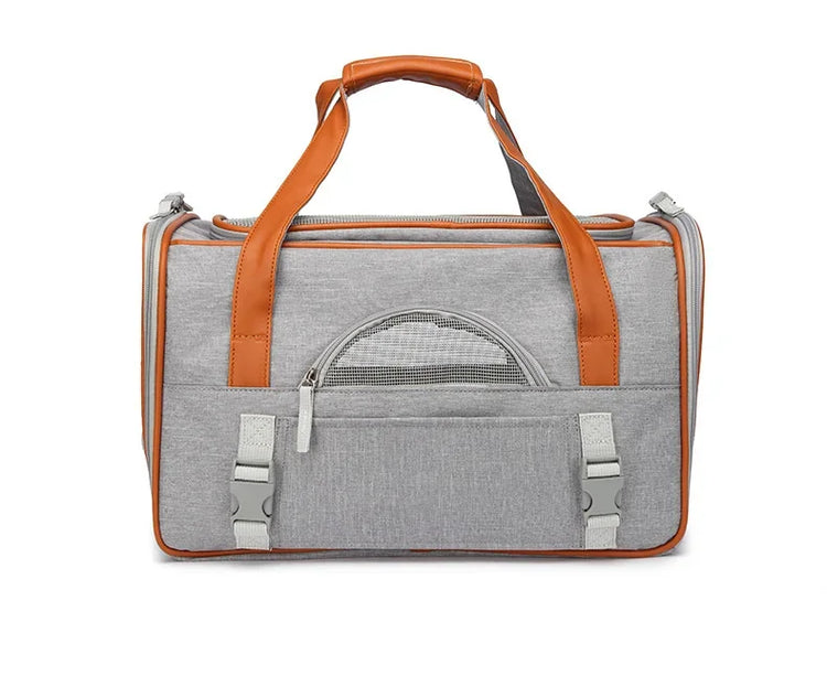 Crossbody Dog Bag – Pet Backpack | Multipurpose Solid Color Shoulder Carrier - Cats/Dogs | Breathable, Portable & Travel-Friendly