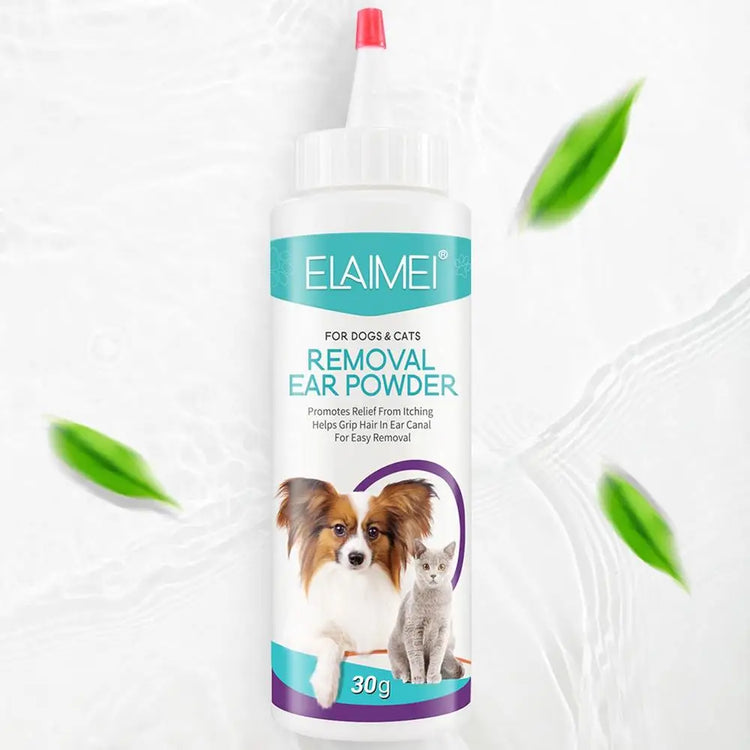 Pet Ear Cleaning Powder – Safe and Effective Ear Care for Dogs and Cats