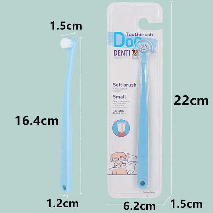Cat Toothbrush | Dog Teeth Cleaning Brush | Pet Grooming Tool | Soft Bristle Toothbrush | Cat & Dog Mouth Cleaning Supplies