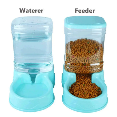 3.8L PP material Pet feeder | Pet Water Fountain Bowl | Automatic Pet Feeder for Large Cats/Dogs- Food Dispenser
