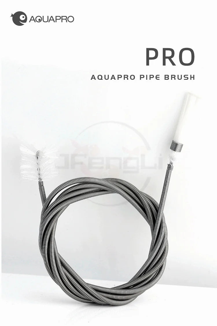 Stainless Steel Aquarium Spring Brush – Fish Tank Cleaning Tool & Filter Cleaner