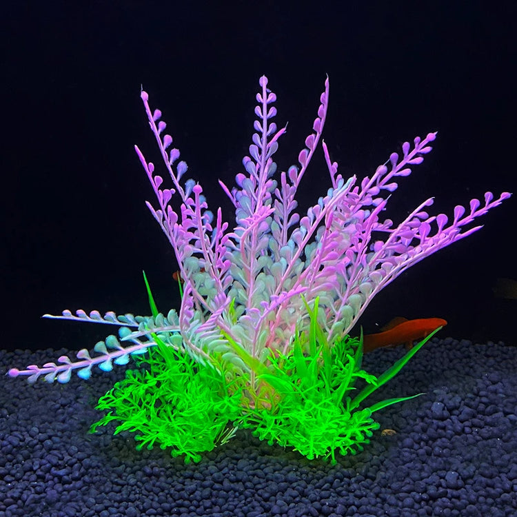 14 Kinds Artificial Aquarium Plants – Fish Tank Grass Decoration, 14.5cm