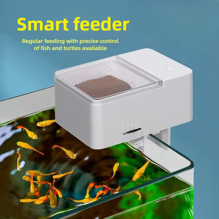 Intelligent 4-Speed Aquarium Fish Food Feeder – Adjustable Automatic Fish Tank Feeder