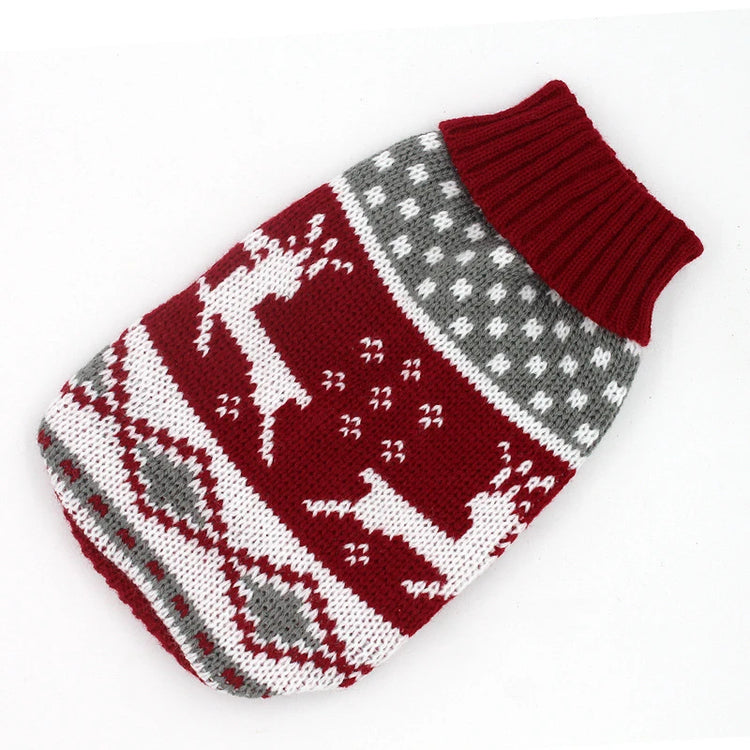 Warm Pet Clothes | Christmas Knitted Sweater | For Small, Medium Dogs/Cats