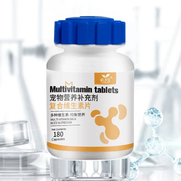 NEW Pet Multivitamin Supplements Beautiful Hair, Improve Immunity, Balanced Nutrition Health Products for Dogs and Cats