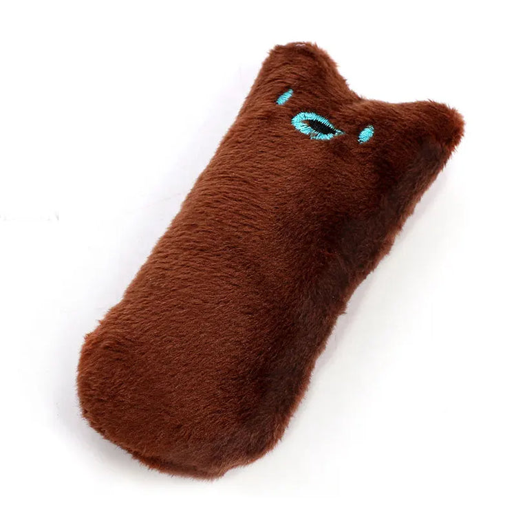 Teeth Grinding Catnip Toys | Cute Funny Cat Chew Toy | Interactive Plush Cat Toy | Cat Relaxation Toy | Bite-resistant Vocal Toy | Pet Supplies
