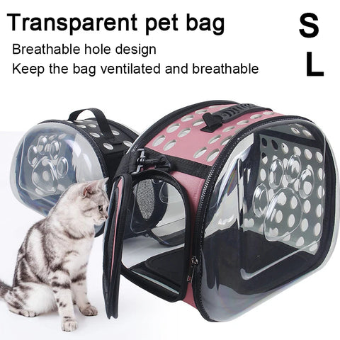 Cat Carrier Bag | Outdoor Pet Shoulder Bag | Portable Travel Carrier for Small Dogs and Cats