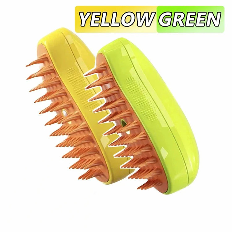 Cat Steamy Brush 3-in-1 | Electric Steam Pet Grooming & Massage Comb for Dogs/Cats