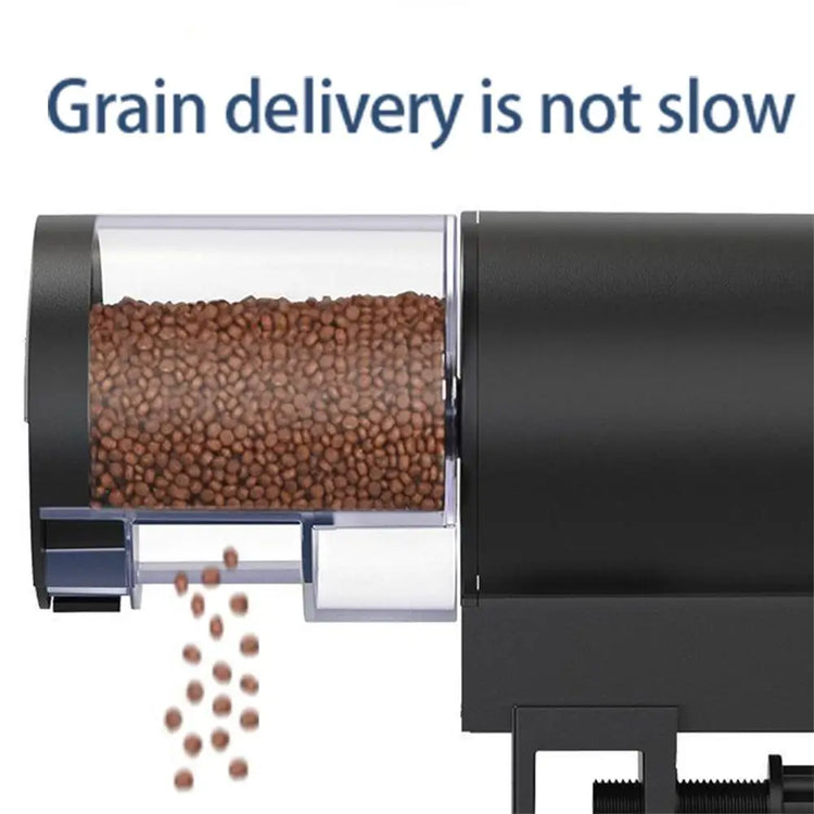 Automatic Fish Tank Feeder with Adjustable Feeding Amount and Timer – 12/24 Hour Interval, Manual & Auto Mode