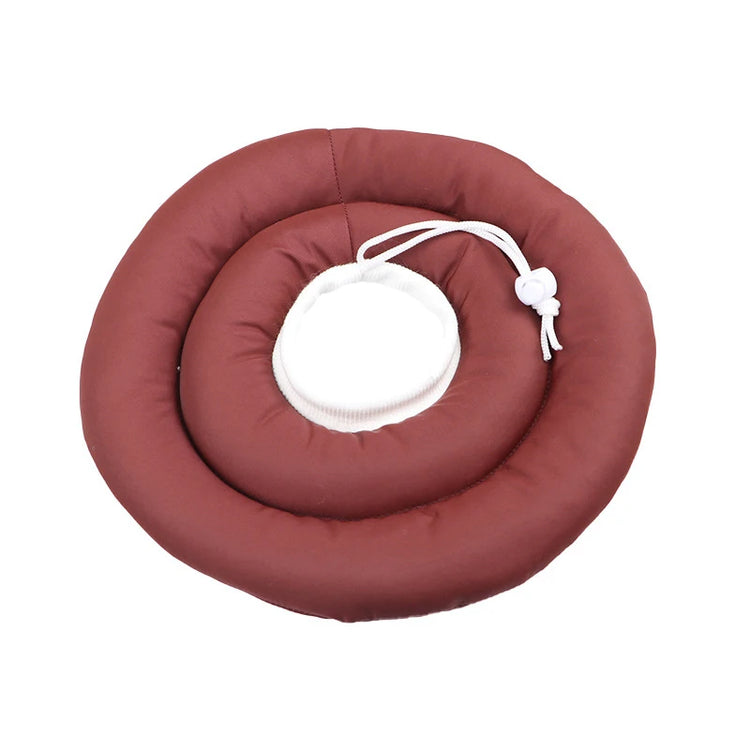 Adjustable Soft Donut Elizabethan Collar – Protective Cone for Dogs