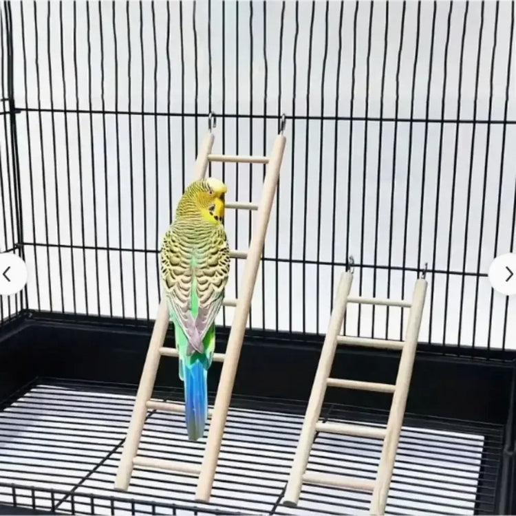 1PC Birds Toy | Wooden Ladders Swing Scratcher Perch Climbing | 3/4/5/6 Step Ladder for Bird Cage Parrots Hamsters Hanging Pet Supplies