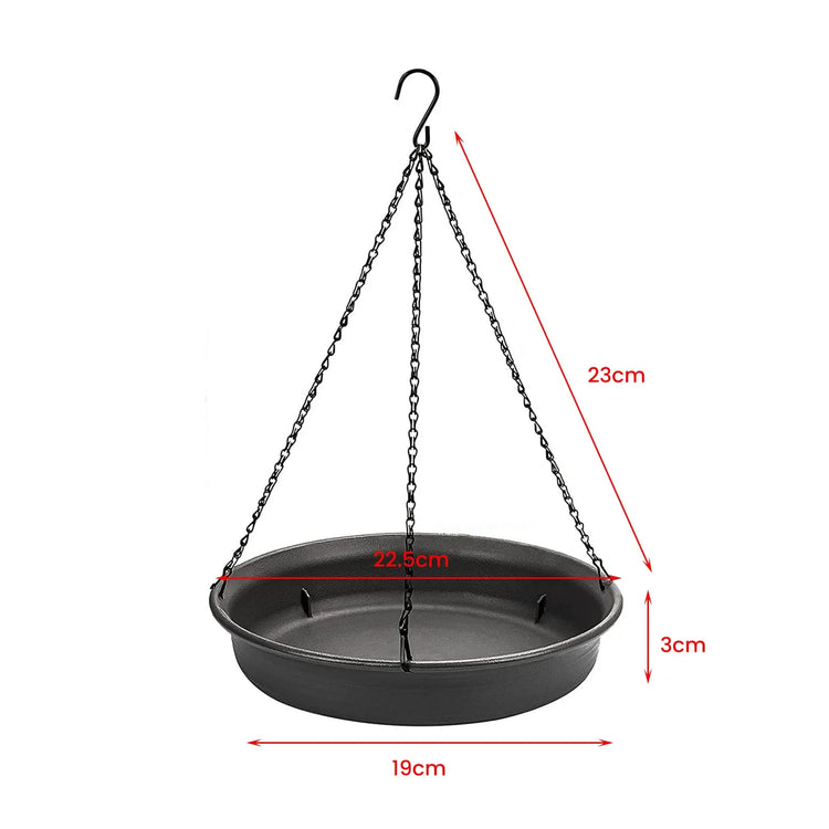 Hanging Bird Feeder | Outdoor Bird Bath Tray & Water Drinker for Garden Birds