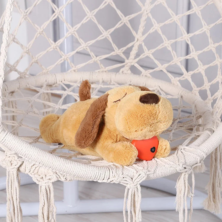 Heartbeat Plush Puppy Toy – Soothing Comfort Doll for Behavioral Training & Stress Relief