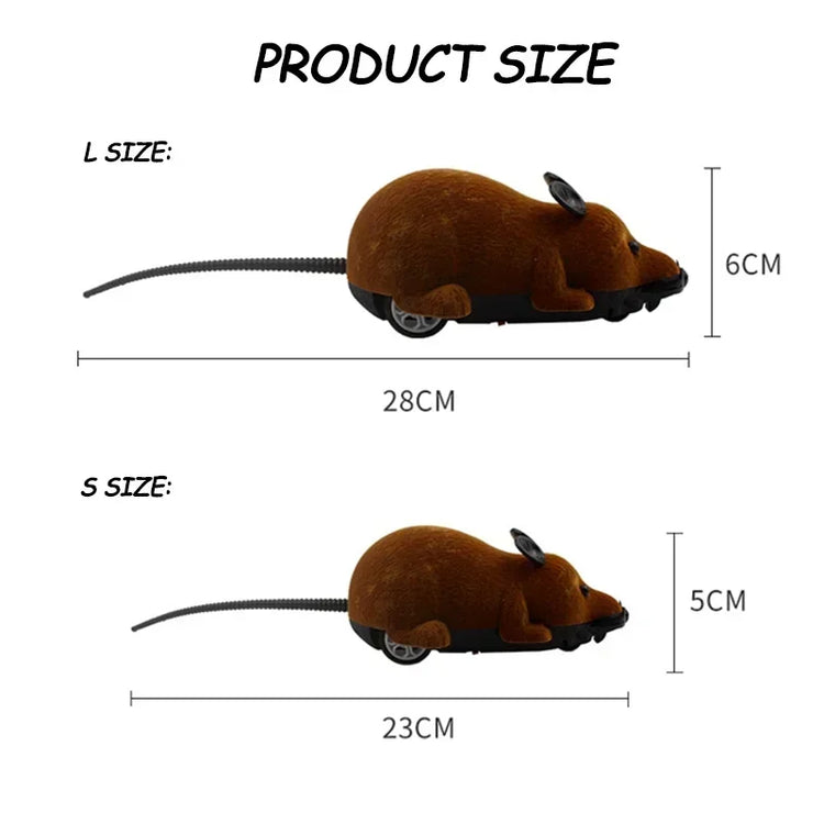 Rat Funny Cat Toy | Remote Control | Wireless Controlled Toy Rat | Interactive Toys | Cat Teaser Toy | Pet Supplies