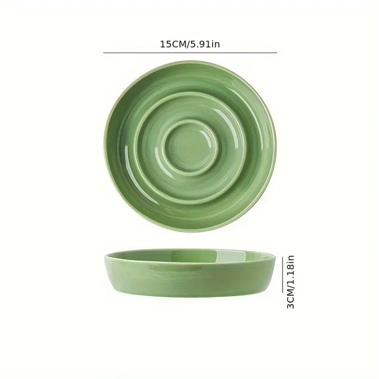 New Ceramic Cat Slow Food Bowl | Anti-choking Small Dog Food Bowl | Pet Supply