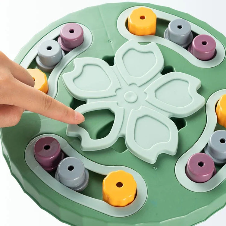 Interactive Puzzle Feeder Toy – Slow Eating Food Dispenser & Training Game for Cats and Dogs