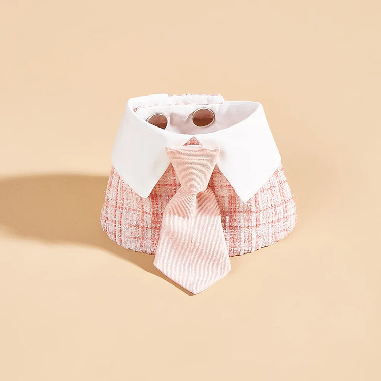 Fashion Striped Pet Bow Tie Bib – Adjustable Saliva Towel for Small & Medium Dogs and Cats