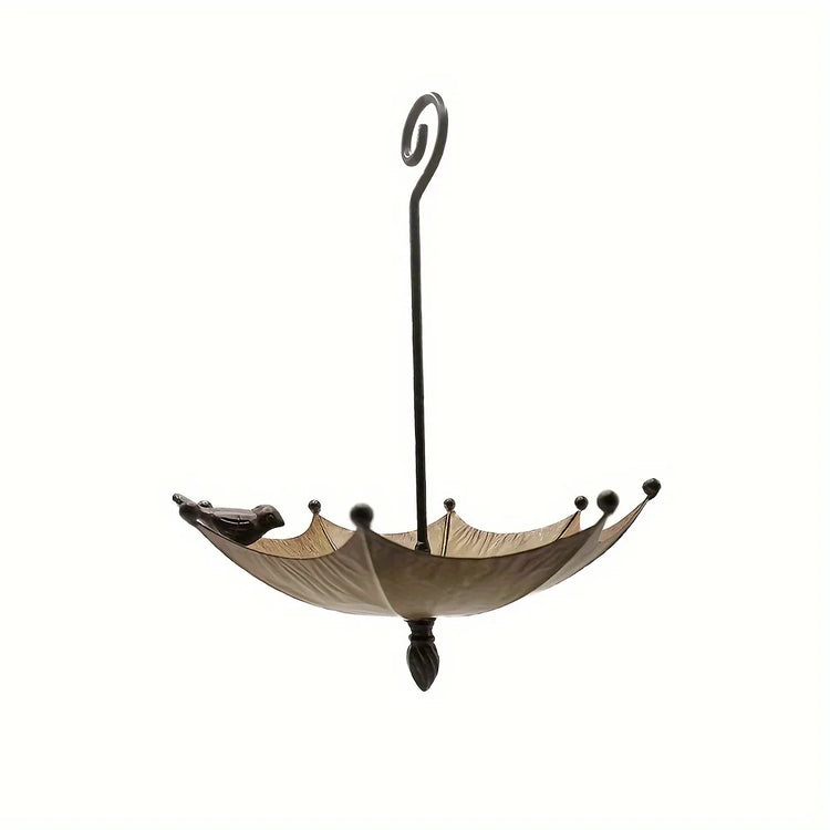 Outdoor Hanging Bird Feeder Tray | Bird Bath Bowl | Hummingbird Feeder | Metal Water Bowl | Garden Decor