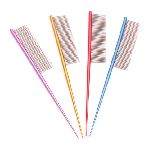 Cat Grooming Comb | Pet Groomer for Dog - Stainless/Copper Groomer | Pets Combs Hairbrush - Cat Dog Grooming Combs | Dog Hair Care C7801