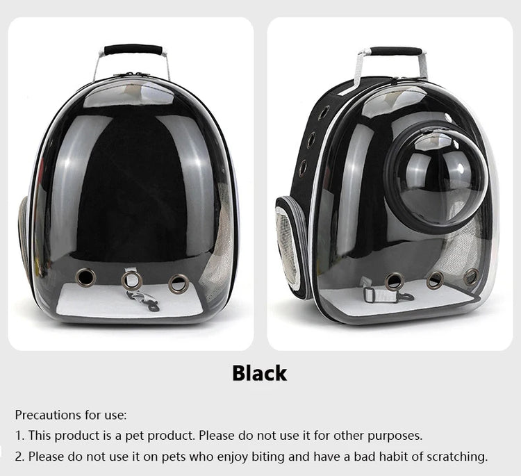 Cat Carrier Bag | Outdoor Pet Shoulder Bag | Carriers Backpack | Breathable Portable Travel Transparent Bag | For Small Dogs Cats