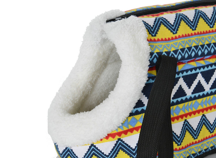 Classic Pet Carrier Sling Bag for Small Dogs – Soft, Portable Puppy and Cat Travel Bag
