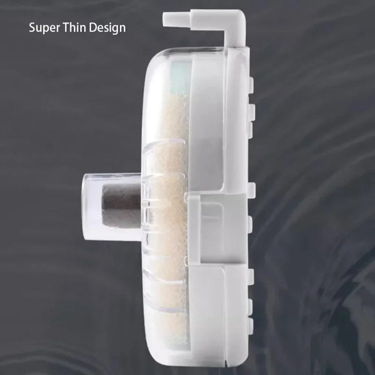 Super Thin Aquarium Fish Tank Filter Transparent Biochemical Sponge Filter Aquarium Water biological Filter for Small Aquarium