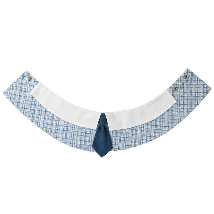 Fashion Striped Pet Bow Tie Bib – Adjustable Saliva Towel for Small & Medium Dogs and Cats