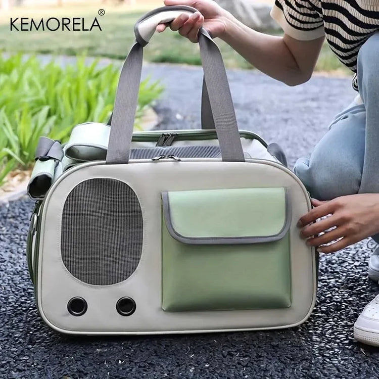 1Pcs Portable Pet Carrier Cat Bag | For Cats/Dogs | Ideal for Travel/Outdoor Activities | Suitable for Cats/Small Dogs