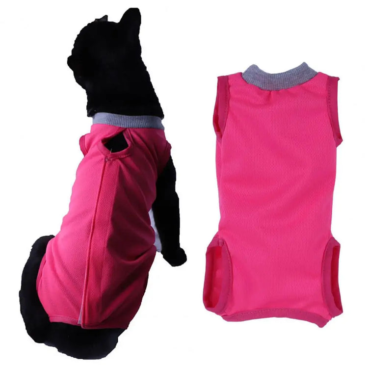 Cat Neutering Suit | Comfortable Adjustable Recovery Vest for Cats