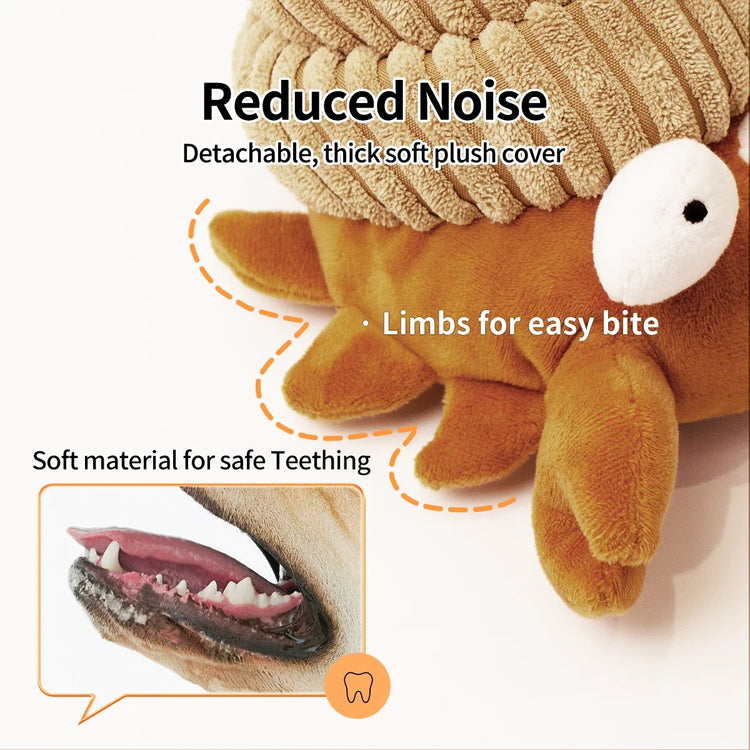 Interactive Plush Dog Toy – Dancing Ball for Small Dogs