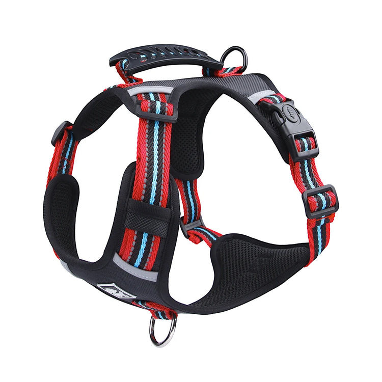 Durable Nylon Dog Harness with Handle – Travel-Friendly, Lightweight & Explosion-Proof Vest for All Dog Sizes