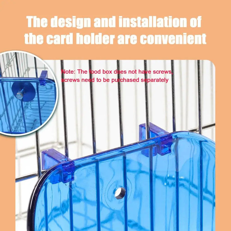 Bird Bath for Cage Parrot Bathing Tub Bird Cage Bath Bird Bathtub Pool Convenient Thick Sturdy for Cockatiel Parrots Small Birds