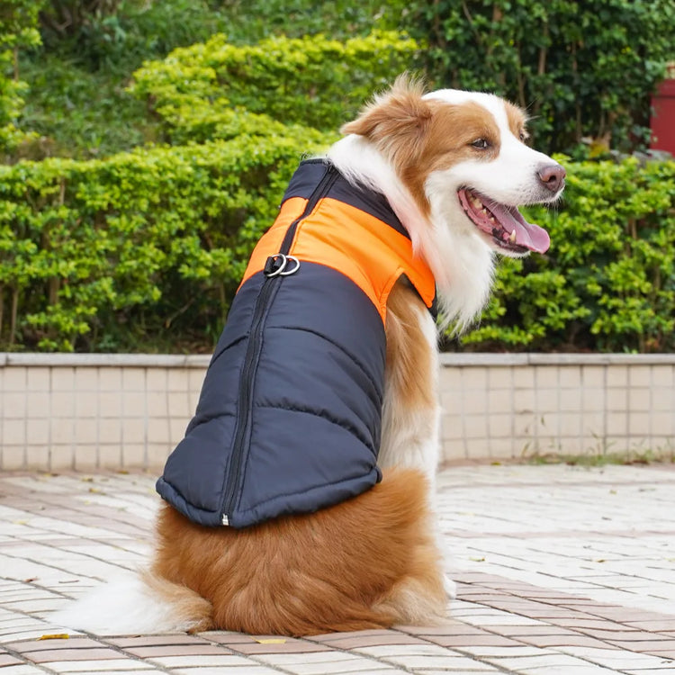 Pet Puppy Clothes Cat Clothing Autumn/Winter Warm Cotton Jacket Outdoor Waterproof Tank Top Small/Medium/Large Dog Costume