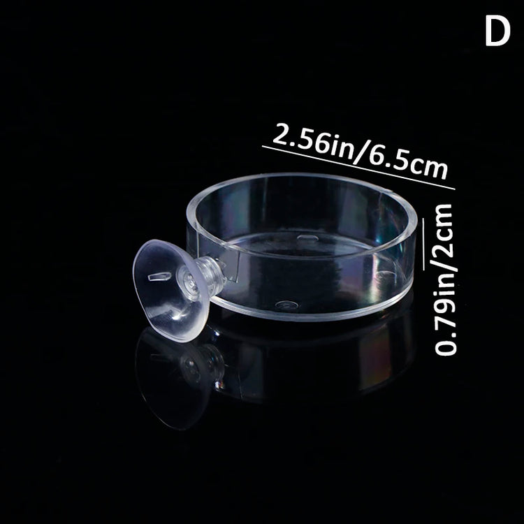 Acrylic Transparent Shrimp Feeder – Lightweight Durable Fish & Shrimp Feeding Container