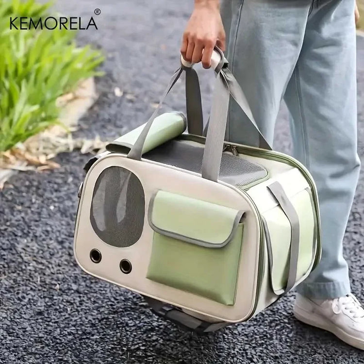 1Pcs Portable Pet Carrier Cat Bag | For Cats/Dogs | Ideal for Travel/Outdoor Activities | Suitable for Cats/Small Dogs