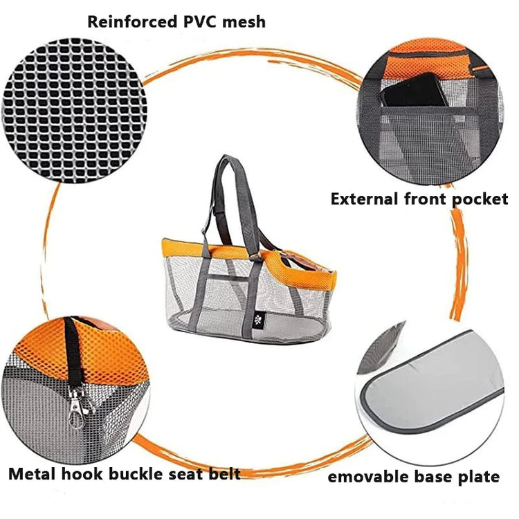 Cat Bag – Outdoor Transparent Breathable Pet Handbag Large Capacity