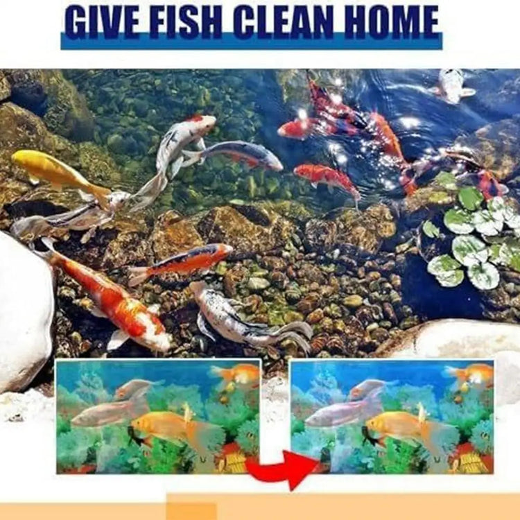 Eco-Friendly Aquarium Water Purification Tablets – Fast-Acting Clarifier & Fish Tank Cleaner (35 Tablets)