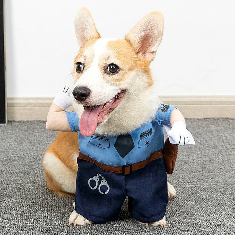 Funny Dog & Cat Costume | Pet Sweatshirt Stand-Up Suit | Cosplay Outfit for Party & Festival