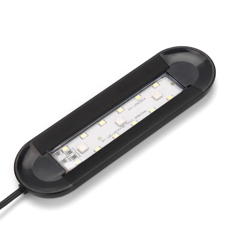 LED Aquarium Light with Timer – Full Spectrum USB Fish Tank Lamp for Aquatic Plants