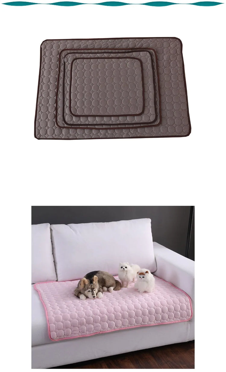Pet Cooling Mat – Summer Extra Large Cooling Pad for Dogs & Cats