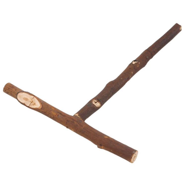 Pet Parakeet Budgie Hanging Play Toys | Bird Cage Wood Branch Stand Perches | Parrot Wooden Holder Perches