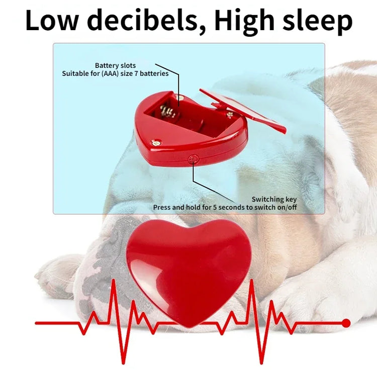 Heartbeat Snuggle Toy for Dogs – Comfort Plush for Anxiety Relief