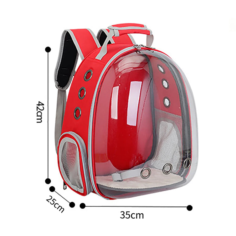Cat Carrier Bag | Outdoor Pet Shoulder Bag | Carriers Backpack | Breathable Portable Travel Transparent Bag | For Small Dogs Cats