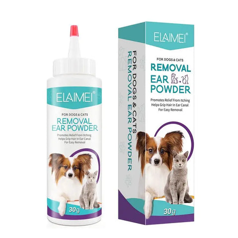 Pet Ear Cleaning Powder – Safe and Effective Ear Care for Dogs and Cats
