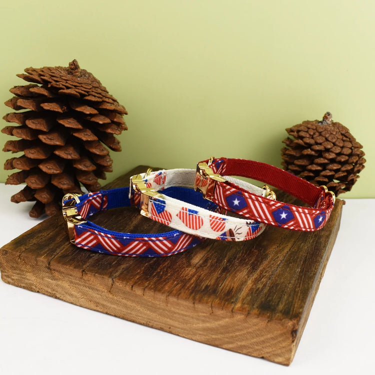 Cat Collar Bowknot | Adjustable Safety Personalized Pet Collar - Customized Name | Soft Corduroy with Bell