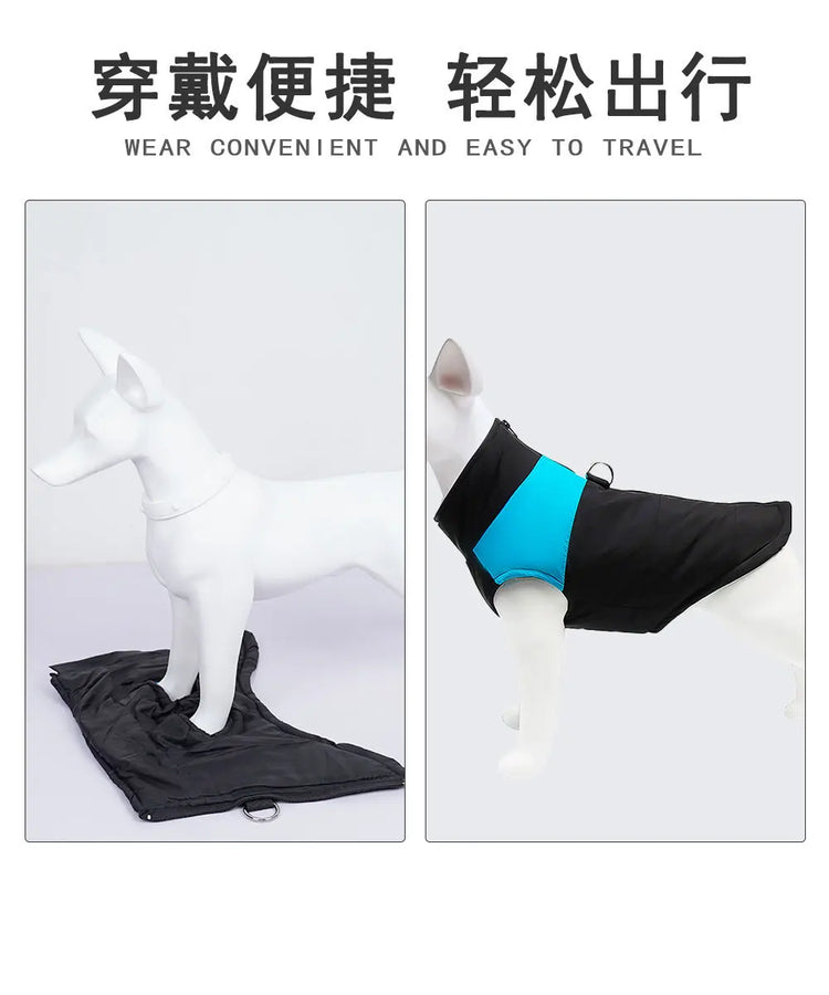 Pet Puppy Clothes Cat Clothing Autumn/Winter Warm Cotton Jacket Outdoor Waterproof Tank Top Small/Medium/Large Dog Costume